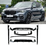 Black Knight Aero Body Kit Gloss Black For Bmw X5 G05 X5 M-sport 2018 - 2022