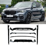 Black Knight Aero Body Kit Gloss Black For Bmw X5 G05 X5 M-sport 2018 - 2022