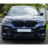 Black Knight Aero Kit With Exhaust Tips In Gloss Black For BMW X3 G01 2018-2021 - Body Kits