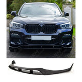 Black Knight Front Splitter In Gloss Black For BMW X3 G01 PRE LCI 2018-2022 - Front Splitter