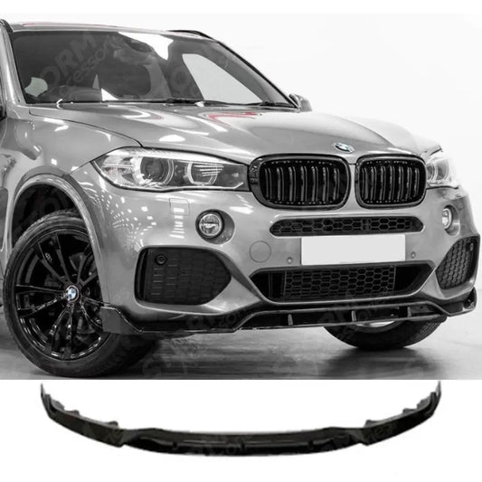 Black Knight Front Splitter In Gloss Black For BMW X5 F15 2013-2018