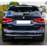 Black Knight Rear Roof Spoiler In Gloss Black For BMW X3 G01 PRE LCI 2018-2022 - Spoilers