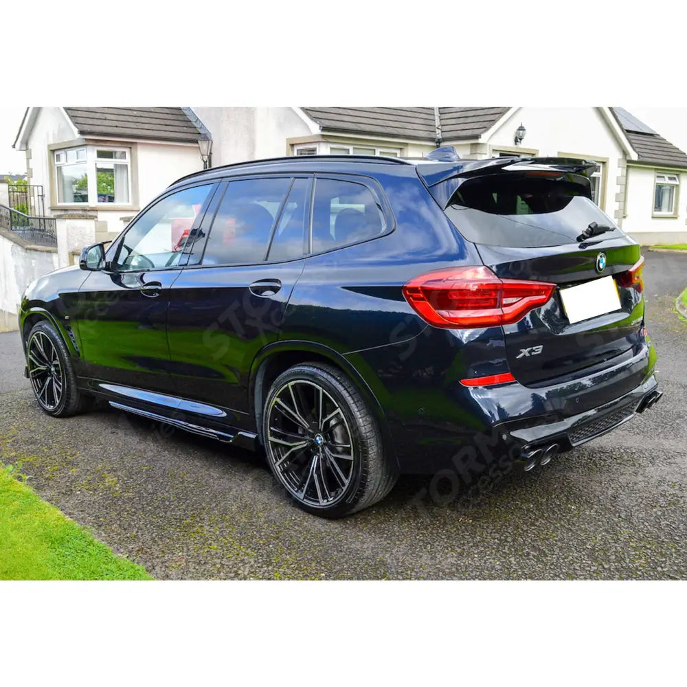 Black Knight Rear Roof Spoiler In Gloss Black For BMW X3 G01 PRE LCI 2018-2022 - Spoilers
