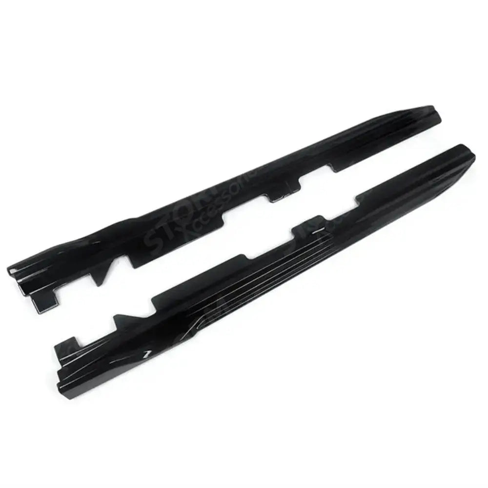 Black Knight Side Skirts In Gloss Black For BMW X3 G01 PRE LCI 2018-2022