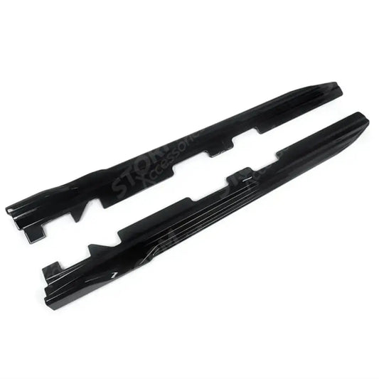 Black Knight Side Skirts In Gloss Black For BMW X3 G01 PRE LCI 2018-2022
