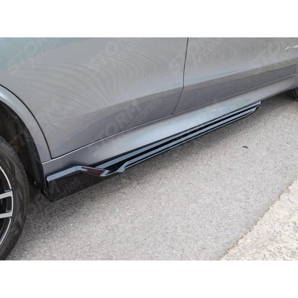 Black Knight Side Skirts In Gloss Black For BMW X5 F15 2013-2018