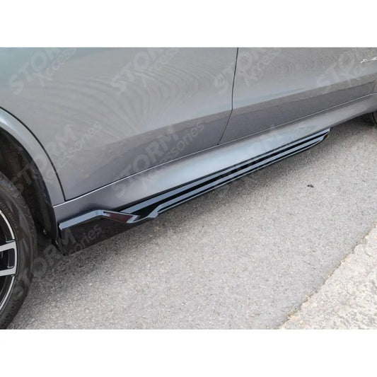 Black Knight Side Skirts In Gloss Black For BMW X5 F15 2013-2018