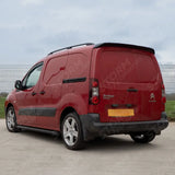Black Side Bars Angular Short Wheel Base 60mm For Citroen Berlingo - Peugeot Partner - 2008-2018