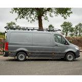 Black Van Ladder For Mercedes Sprinter 2018 On - Low Roof