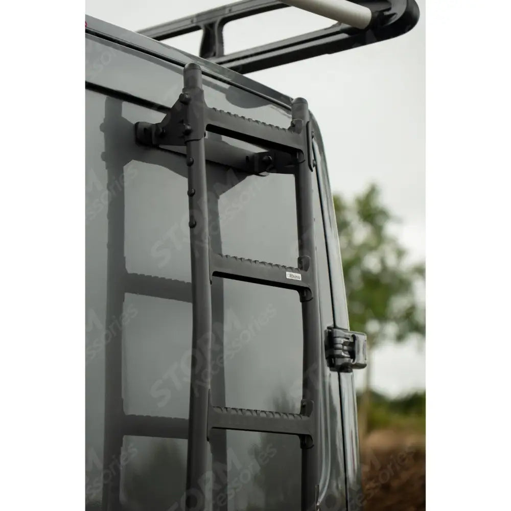 Black Van Ladder For Mercedes Sprinter 2018 On - Low Roof