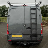 Black Van Ladder For Mercedes Sprinter 2018 On - Low Roof