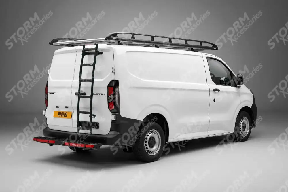 Black Van Ladder for Mercedes Sprinter 2018 On - Medium & High Roof