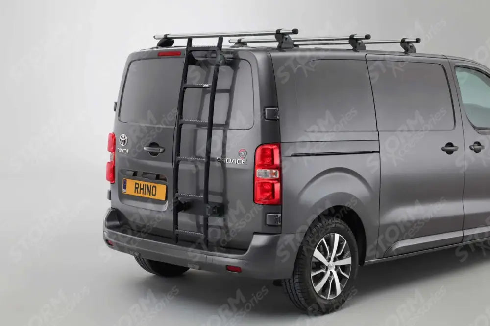 Black Van Ladder for Volkswagen T6 2015-2023 Low & High Roof