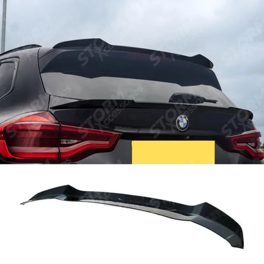 Bmw X3 G01 2018-2021 M Sport Rear Spoiler Cap In Gloss Black