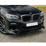 Bmw X3 G01 2018-2021 - Risper Front Splitter Lip - Gloss Black