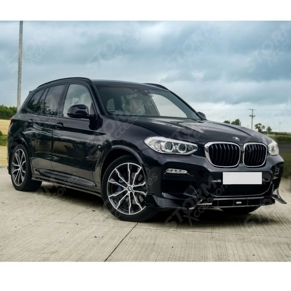 Bmw X3 G01 2018-2021 - Risper Front Splitter Lip - Gloss Black
