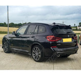 Bmw X3 G01 2018-2021 - Risper Rear Bumper Corner Splitters - Gloss Black