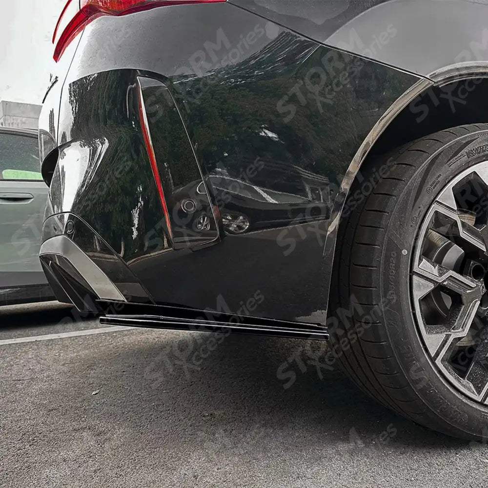 BMW X3 G45 2025+ M-Sport Rear Bumper Corner Splitters In Gloss Black