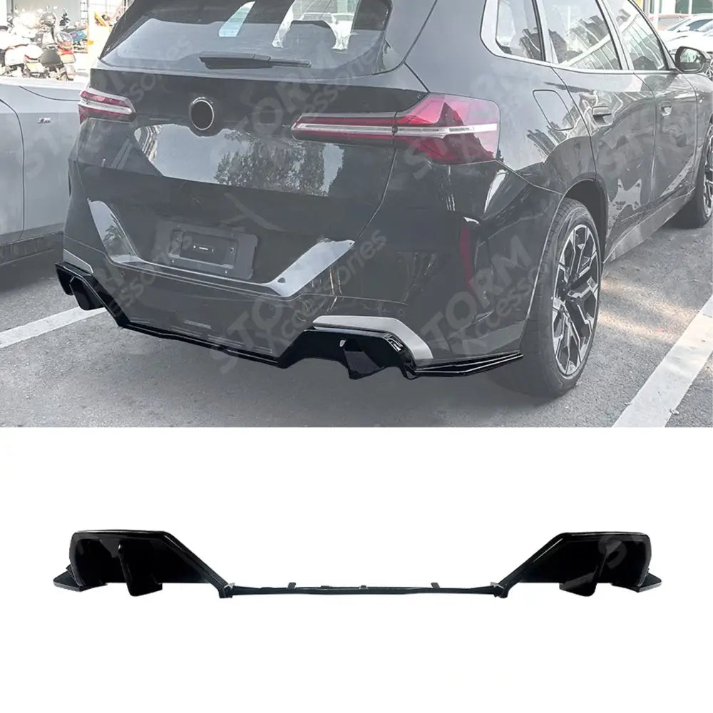 BMW X3 G45 2025+ M-Sport Rear Diffuser In Gloss Black