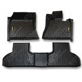 Bmw X5 F15 2013-2018 3d Fully Tailored Mats 3-pc In Black - Mudblock