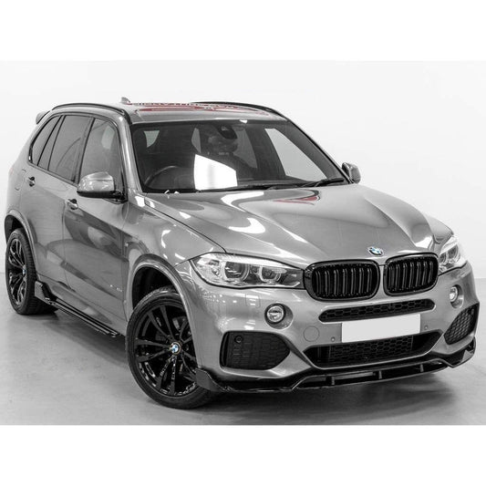 BMW X5 F15 2013-2018 Black Knight Front Splitter In Gloss Black