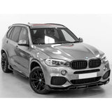 BMW X5 F15 2013-2018 Black Knight Front Splitter In Gloss Black