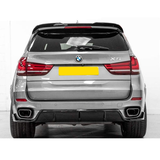 BMW X5 F15 2013-2018 Black Knight Rear Diffuser In Gloss Black