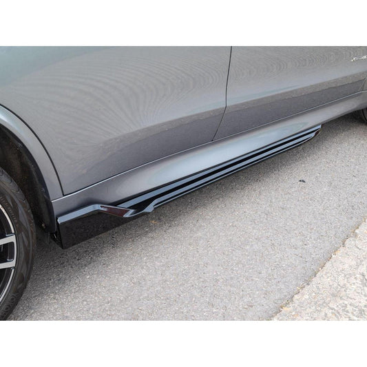 BMW X5 F15 2013-2018 Black Knight Side Skirts In Gloss Black