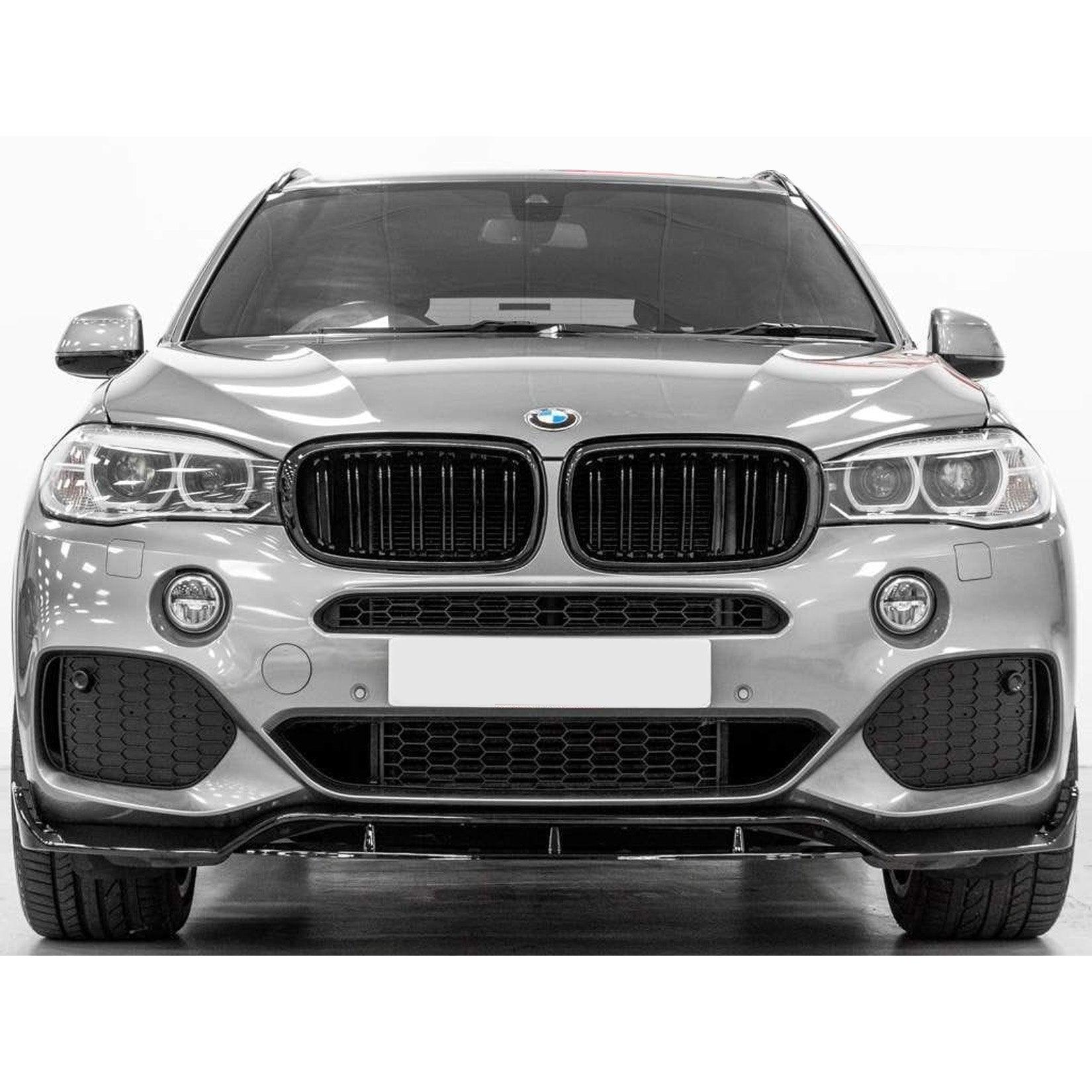 BMW X5 F15 2013-2018 Black Knight Front Splitter In Gloss Black