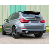 BMW X5 F15 2013-2018 Black Knight Rear Diffuser In Gloss Black