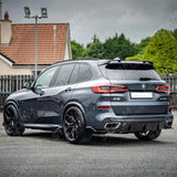 Bmw X5 G05 2018-2022 - Black Knight Rear Diffuser In Gloss Black