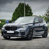 Bmw X5 G05 2018-2022 - Front Splitter In Gloss Black - Black Knight