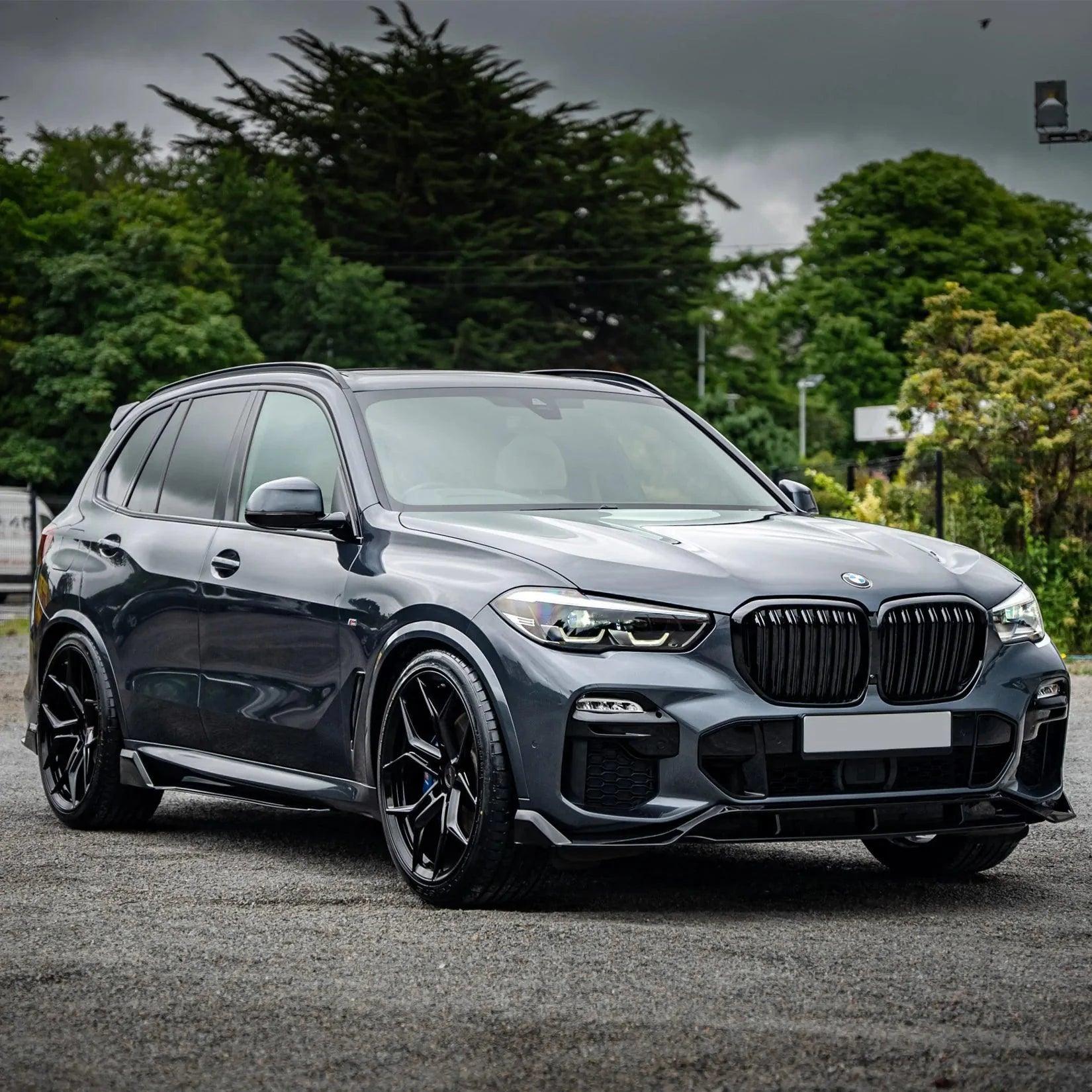 Bmw X5 G05 2018+ - Black Knight Aero Kit Full - With Grill & Mirror Caps