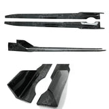 Bmw X5 G05 2018+ - Side Skirt Splitters In Carbon Look - Black Knight