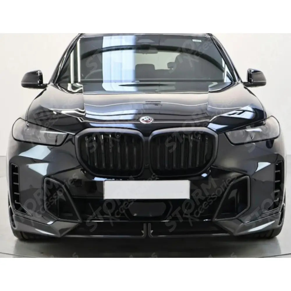 BMW X5 G05 LCI M Sport 2023+ Front Splitter In Carbon Look