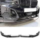 BMW X5 G05 LCI M Sport 2023+ Front Splitter In Carbon Look