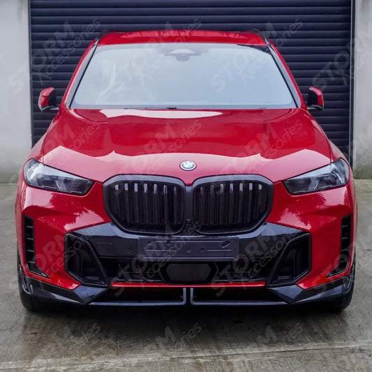 BMW X5 G05 LCI M Sport 2023+ Front Splitter In Gloss Black