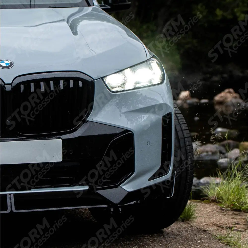 BMW X5 G05 LCI M Sport 2023+ Front Splitter In Gloss Black