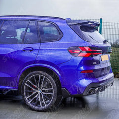 BMW X5 G05 LCI M Sport 2023+ Rear Diffuser In Gloss Black