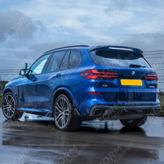 BMW X5 G05 LCI M Sport 2023+ Rear Diffuser In Gloss Black