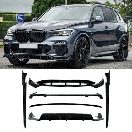 Bmw X5 G05 X5 M-sport 2018 - 2022 Black Knight Aero Body Kit - Gloss Black