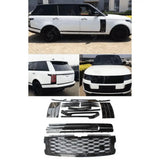 Body Kit Trim Set Grille And Trims Black For Range Rover Vogue 2018 - 2022 - L405