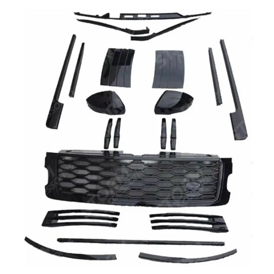 Body Kit Trim Set Grille And Trims Black For Range Rover Vogue 2018 - 2022 - L405