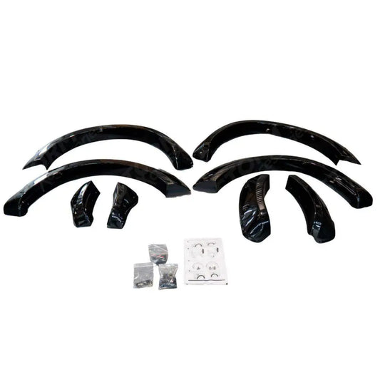 Bolt on Wheel Arches With or Without Sensors In Gloss Black For Ford Ranger T9 Wildtrak 2022 on