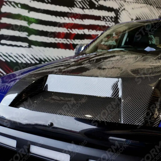 Bonnet Scoop Carbon Fibre Look For Ford Ranger T6 2016 - 2022