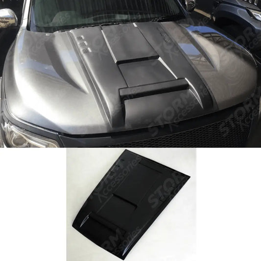 Bonnet Scoop In Matte Black For Nissan Navara Np300 2016 On