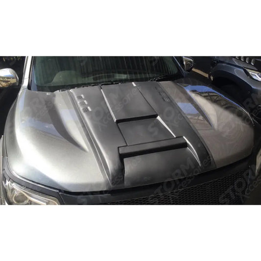Bonnet Scoop In Matte Black For Nissan Navara Np300 2016 On