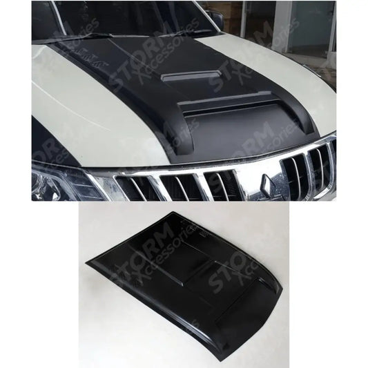 Bonnet Scoop Matte Black For Mitsubishi L200 Series 5 - Fiat Fullback - 2015 On