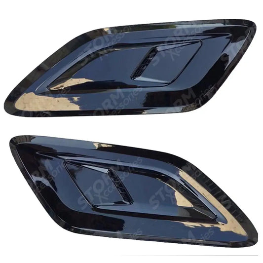 Bonnet Vents Covers Grille Trim Black For Range Rover Sport 2018 - 2022- L494