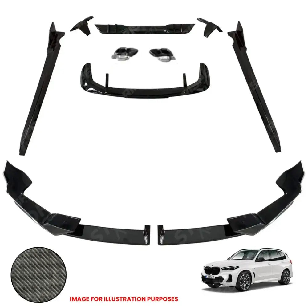 Carbon Look Aero Kit By Risper For Bmw X5 G05 Lci 2023+